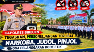 Tegaskan Komitmen Disiplin dan Integritas, Kapolres Bireuen Minta Seluruh Personel Jauhi Narkoba, Judi Online dan Pelanggaran Hukum